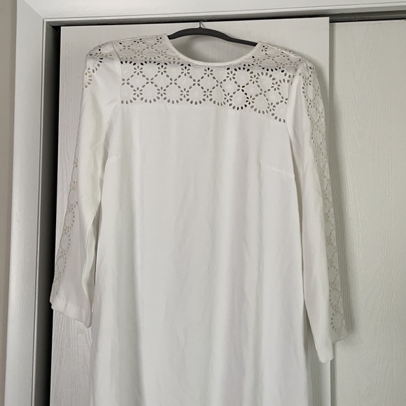 White long sleeve dress - Picture 6 of 6